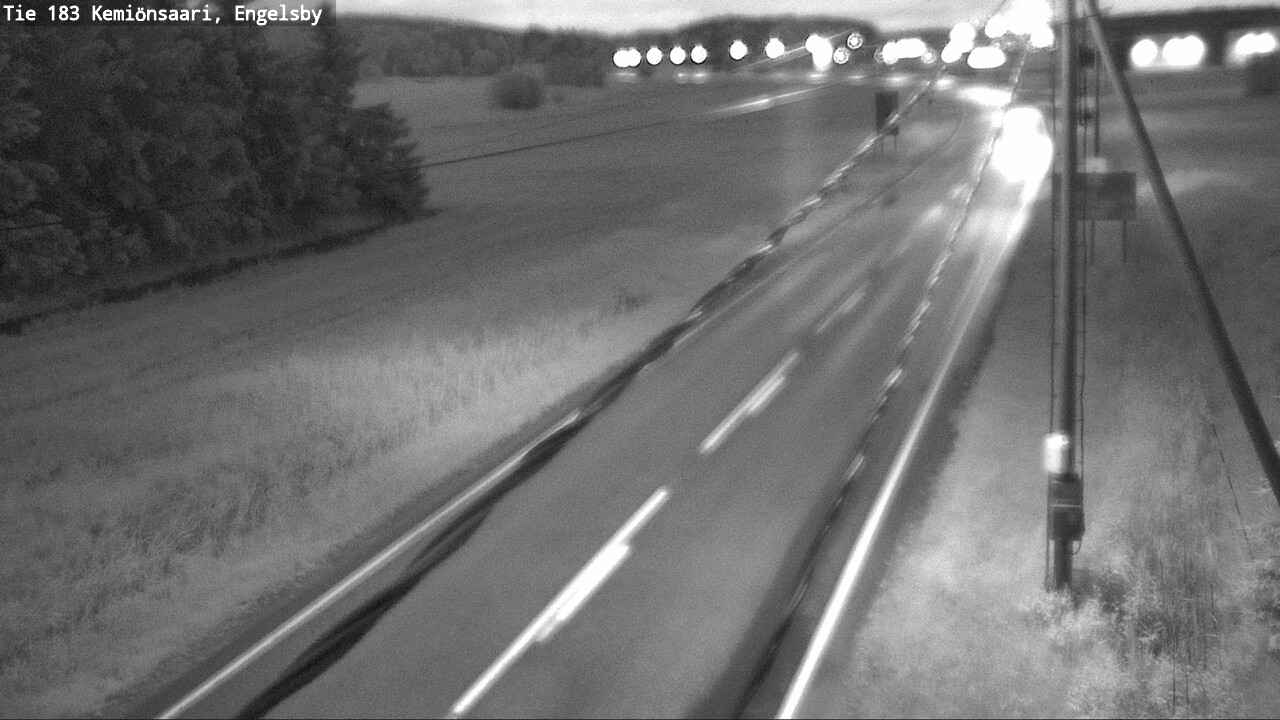 Weather Camera Image Väg 183 Kimito, Engelsby, Kemiönsaari, Varsinais-Suomi