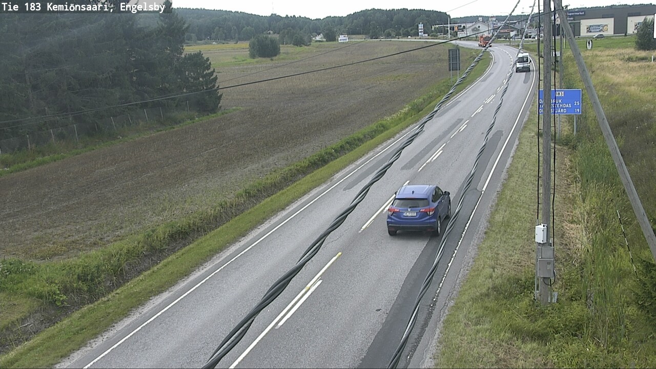 Weather Camera Image Road 183 Kemiönsaari, Engelsby, Kemiönsaari, Varsinais-Suomi