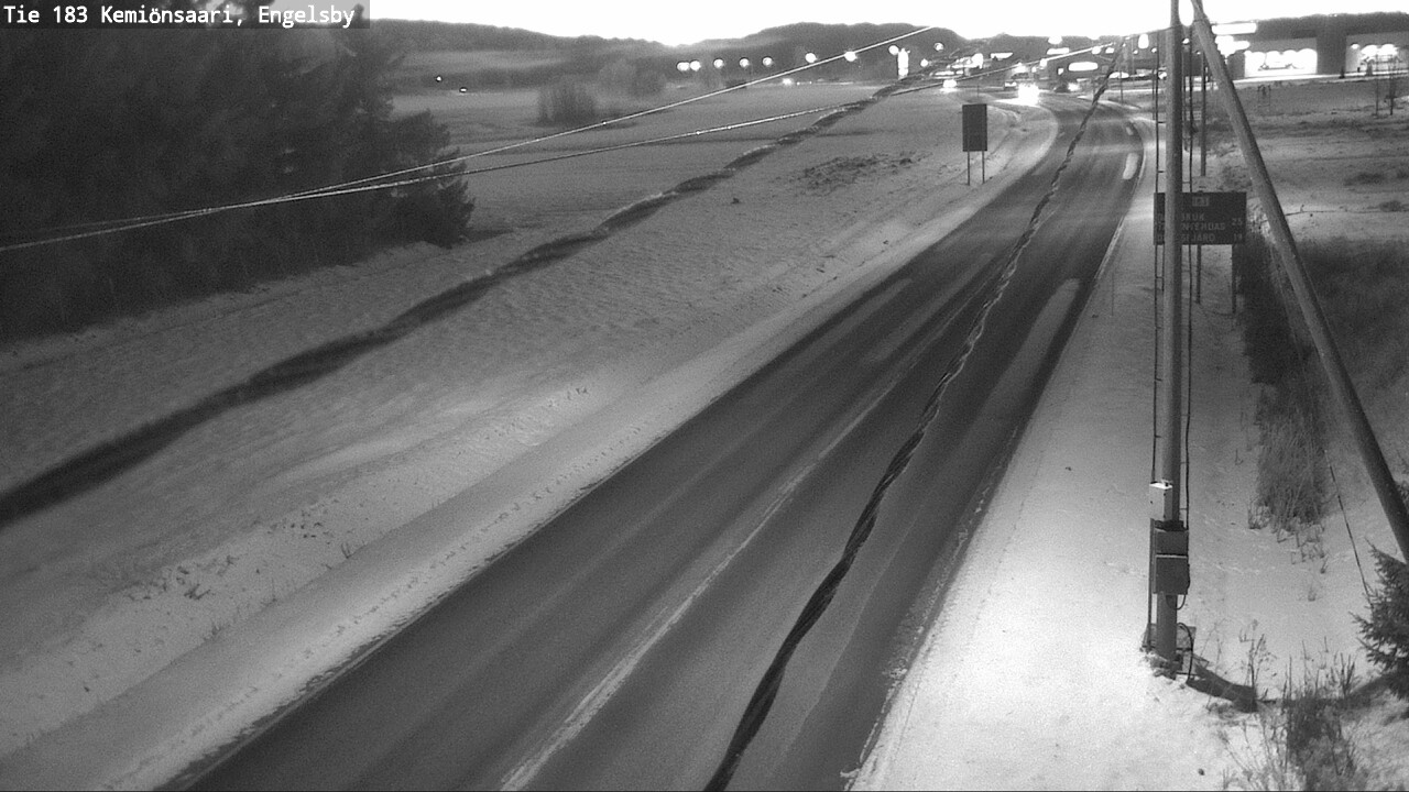 Weather Camera Image Väg 183 Kimito, Engelsby, Kemiönsaari, Varsinais-Suomi