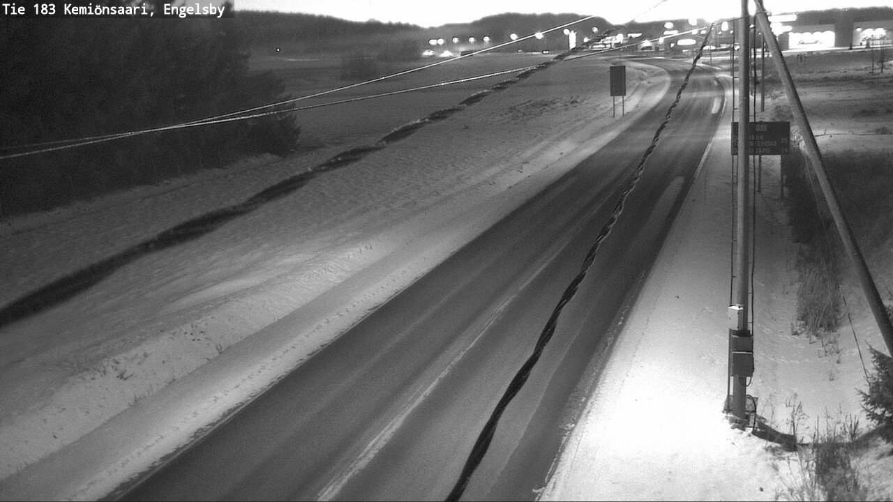 Weather Camera Image Väg 183 Kimito, Engelsby, Kemiönsaari, Varsinais-Suomi