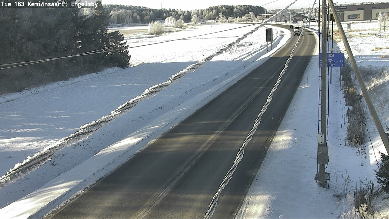 Weather Camera Image Väg 183 Kimito, Engelsby, Kemiönsaari, Varsinais-Suomi