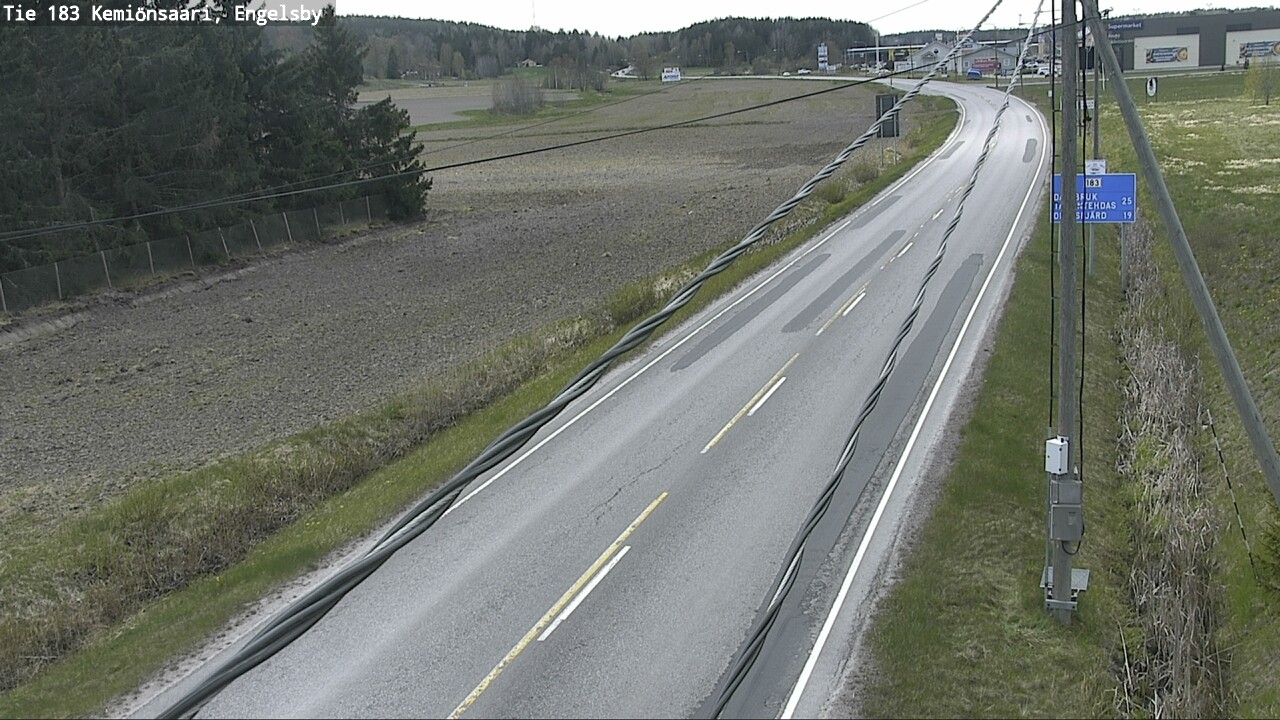 Weather Camera Image Road 183 Kemiönsaari, Engelsby, Kemiönsaari, Varsinais-Suomi