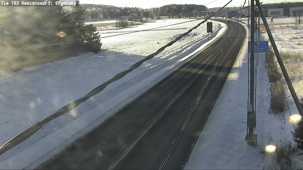 Weather Camera Image Väg 183 Kimito, Engelsby, Kemiönsaari, Varsinais-Suomi
