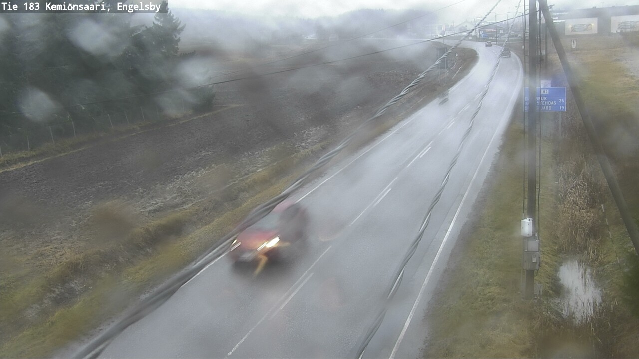 Weather Camera Image Väg 183 Kimito, Engelsby, Kemiönsaari, Varsinais-Suomi