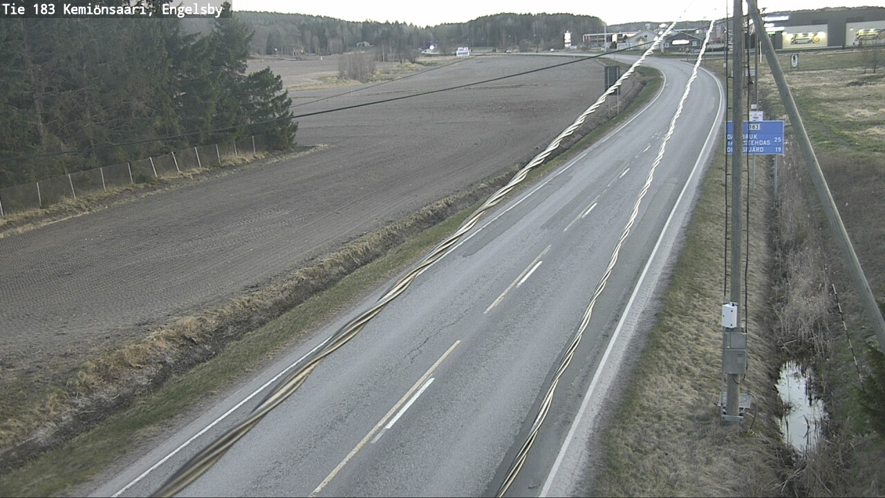 Weather Camera Image Road 183 Kemiönsaari, Engelsby, Kemiönsaari, Varsinais-Suomi