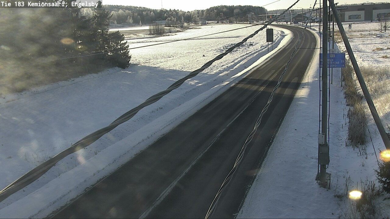 Weather Camera Image Väg 183 Kimito, Engelsby, Kemiönsaari, Varsinais-Suomi