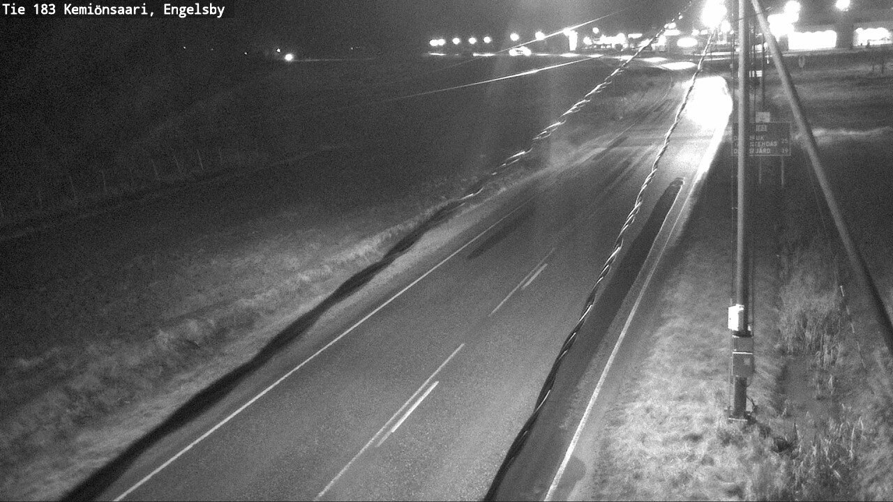 Weather Camera Image Väg 183 Kimito, Engelsby, Kemiönsaari, Varsinais-Suomi