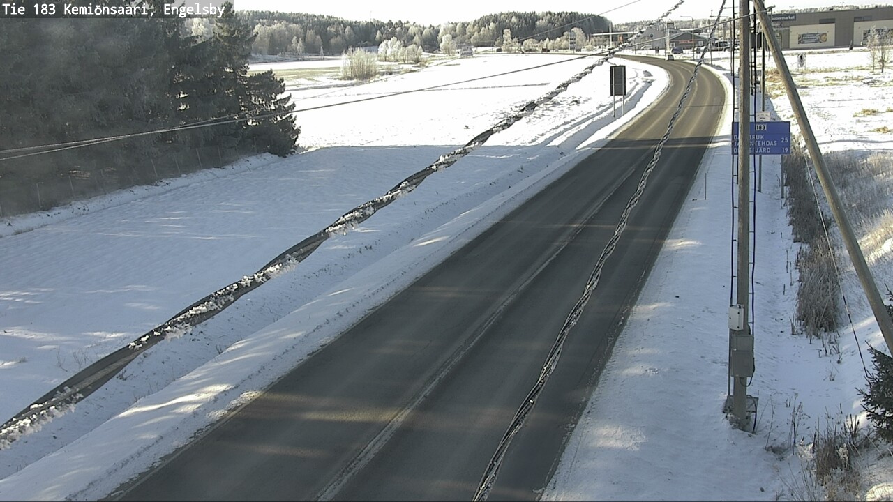Weather Camera Image Väg 183 Kimito, Engelsby, Kemiönsaari, Varsinais-Suomi