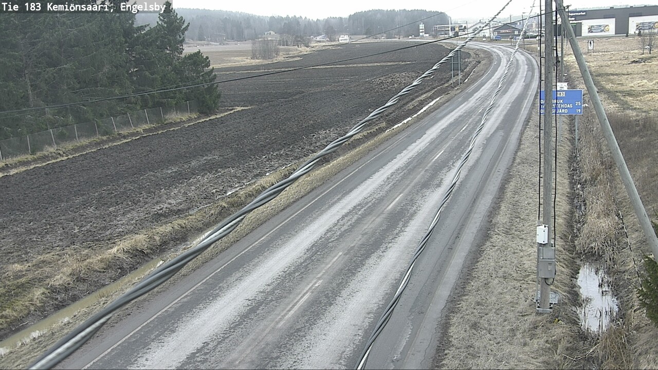 Weather Camera Image Road 183 Kemiönsaari, Engelsby, Kemiönsaari, Varsinais-Suomi