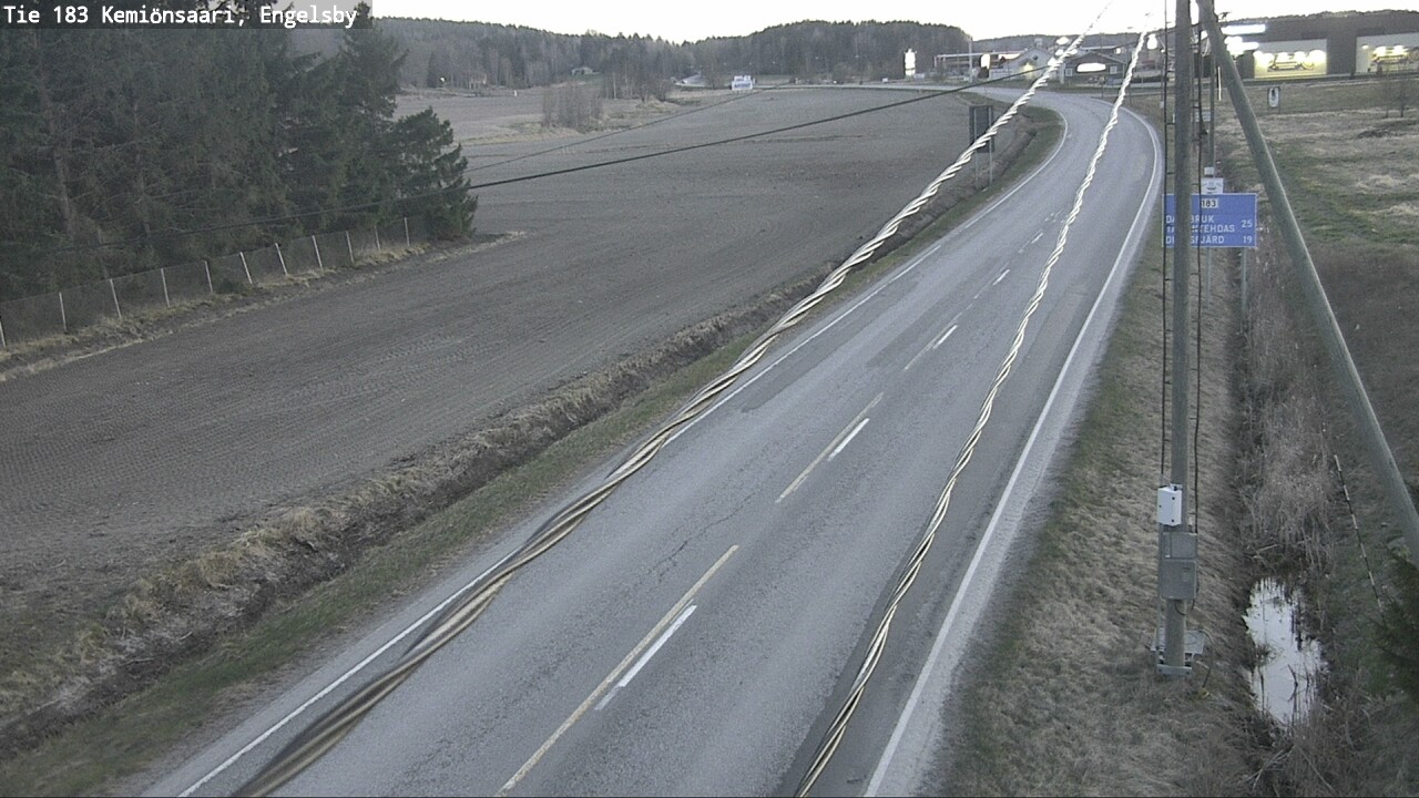 Weather Camera Image Road 183 Kemiönsaari, Engelsby, Kemiönsaari, Varsinais-Suomi