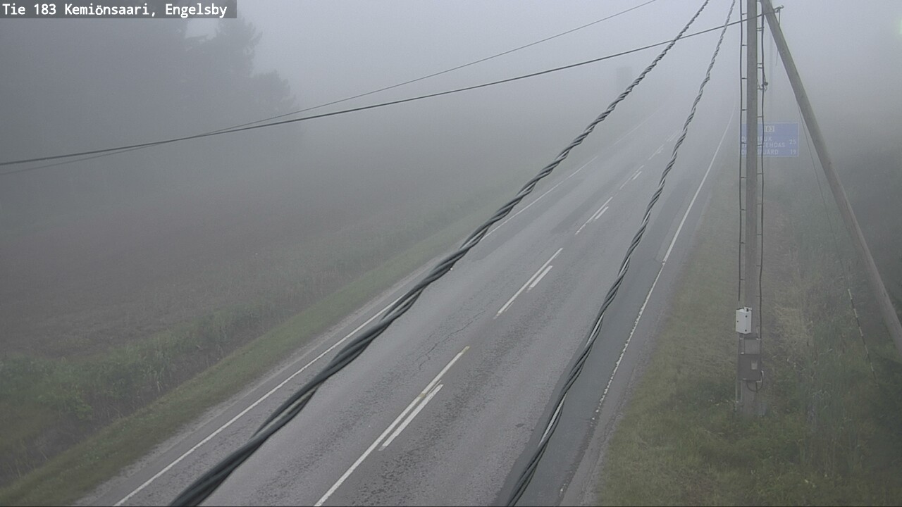 Weather Camera Image Road 183 Kemiönsaari, Engelsby, Kemiönsaari, Varsinais-Suomi