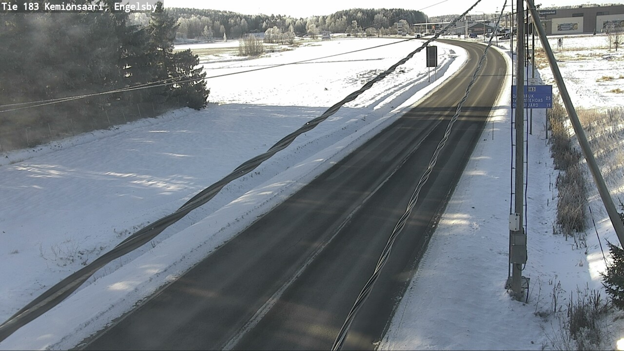 Weather Camera Image Väg 183 Kimito, Engelsby, Kemiönsaari, Varsinais-Suomi