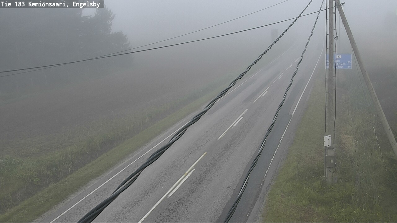 Weather Camera Image Road 183 Kemiönsaari, Engelsby, Kemiönsaari, Varsinais-Suomi