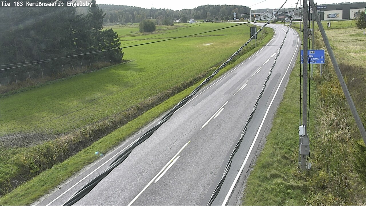 Weather Camera Image Road 183 Kemiönsaari, Engelsby, Kemiönsaari, Varsinais-Suomi