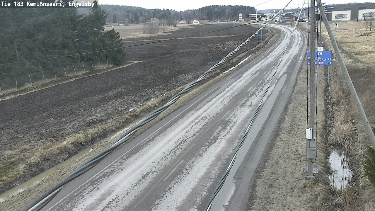 Weather Camera Image Road 183 Kemiönsaari, Engelsby, Kemiönsaari, Varsinais-Suomi