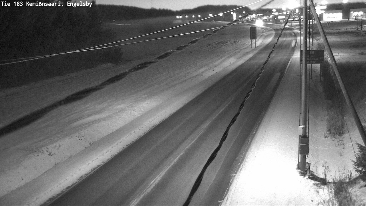 Weather Camera Image Väg 183 Kimito, Engelsby, Kemiönsaari, Varsinais-Suomi