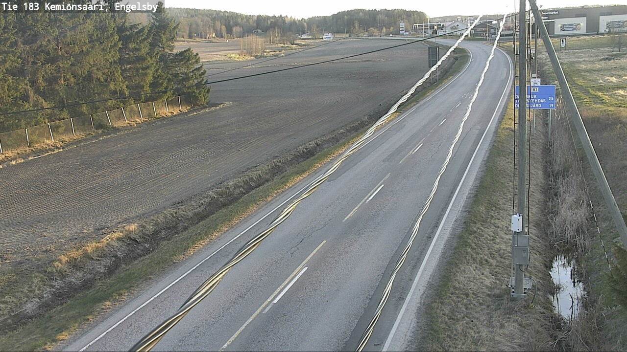 Weather Camera Image Road 183 Kemiönsaari, Engelsby, Kemiönsaari, Varsinais-Suomi
