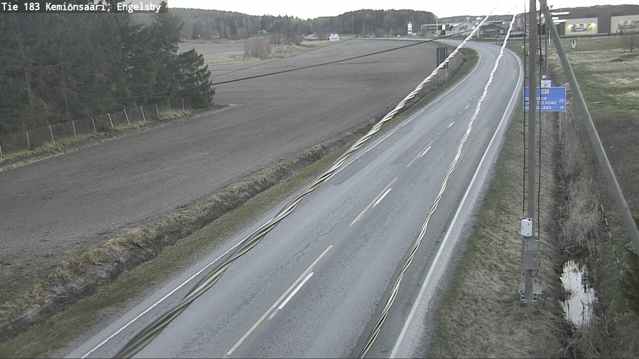 Weather Camera Image Road 183 Kemiönsaari, Engelsby, Kemiönsaari, Varsinais-Suomi