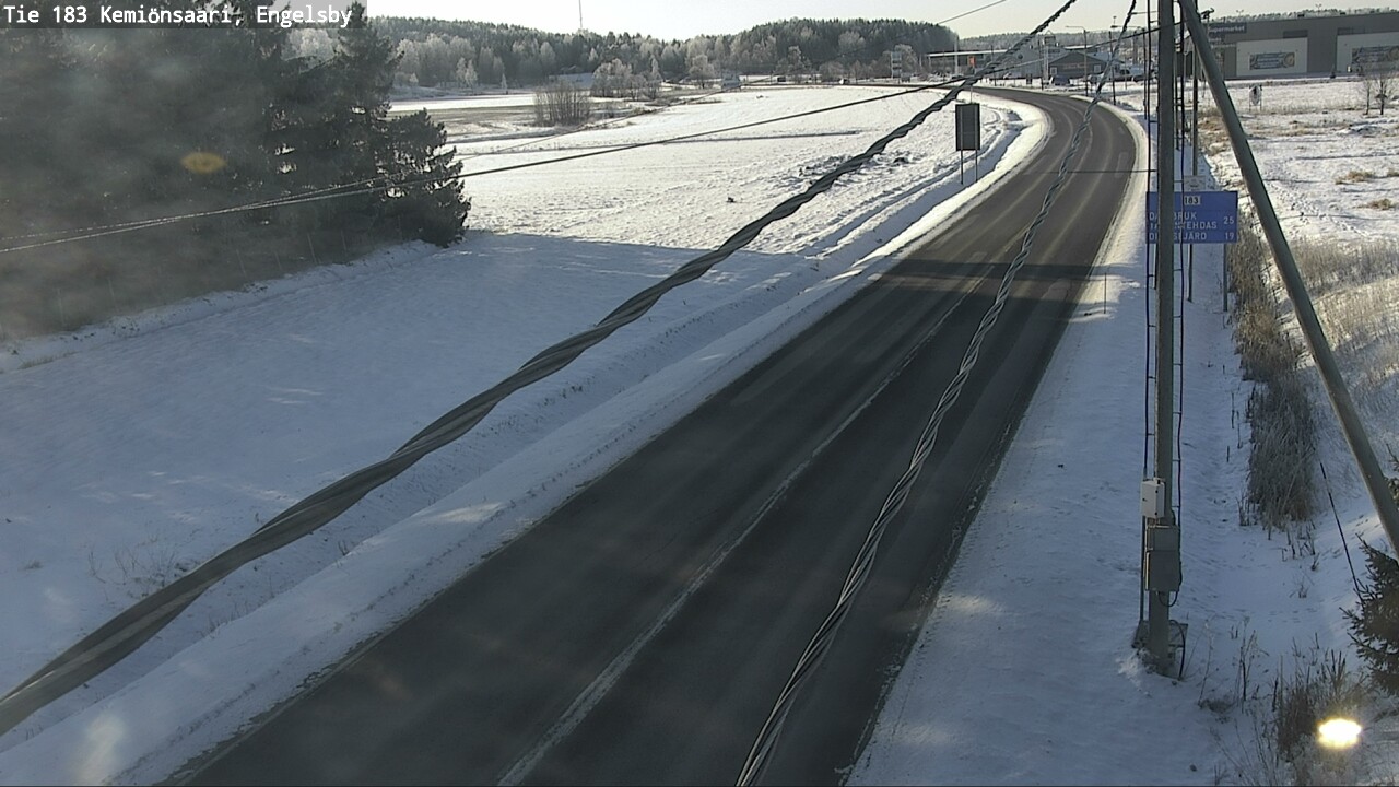 Weather Camera Image Väg 183 Kimito, Engelsby, Kemiönsaari, Varsinais-Suomi