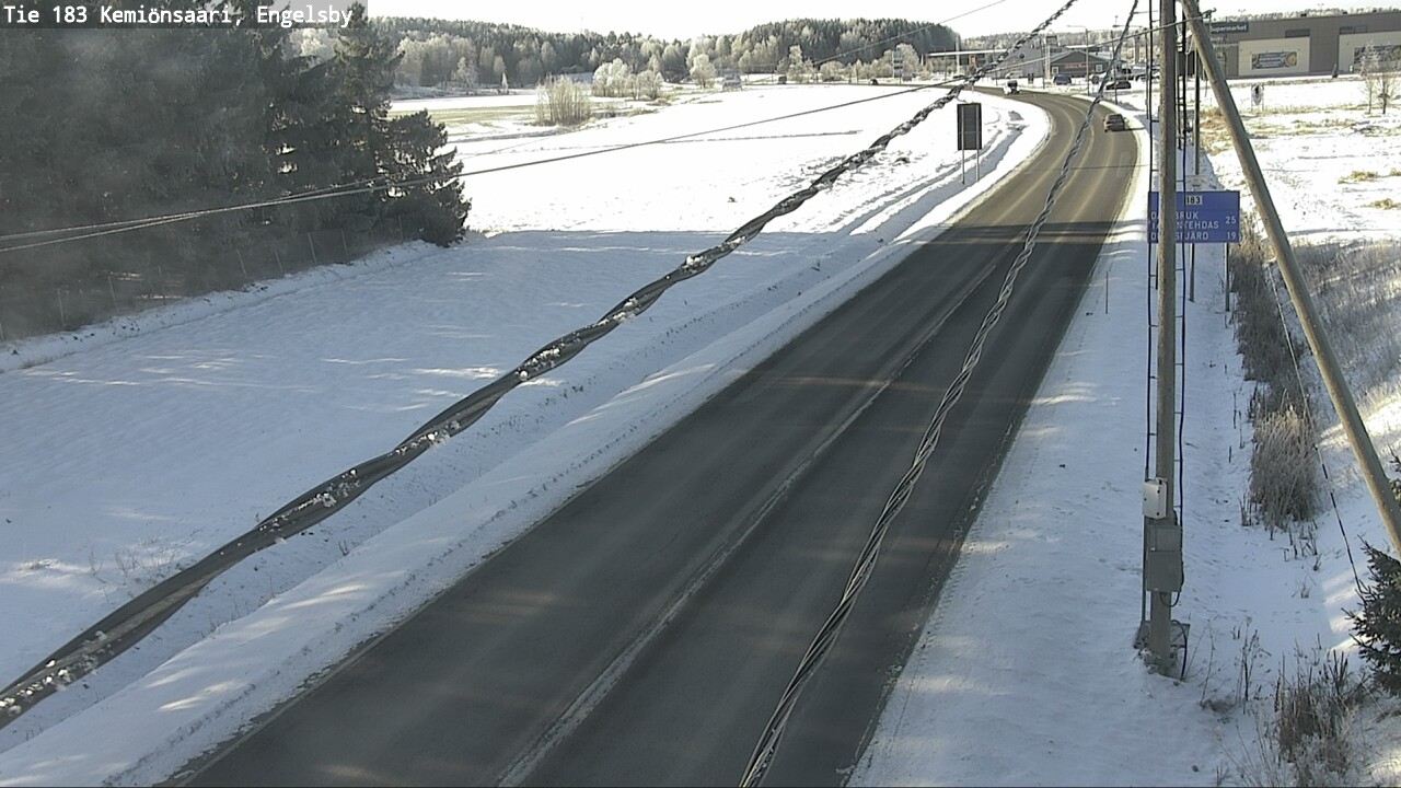 Weather Camera Image Väg 183 Kimito, Engelsby, Kemiönsaari, Varsinais-Suomi
