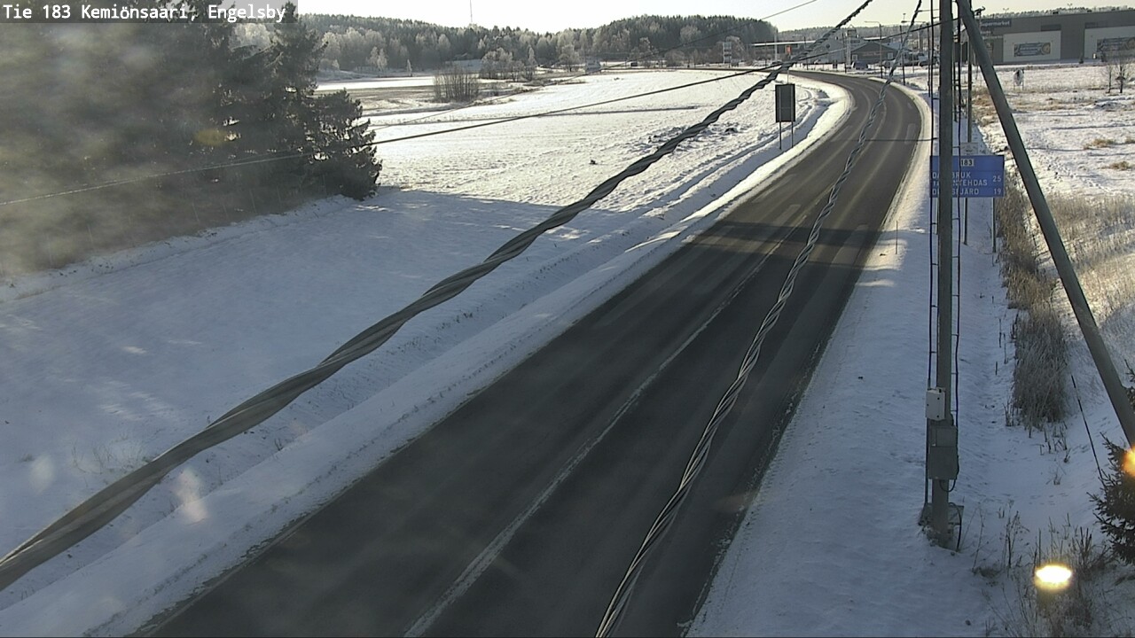 Weather Camera Image Väg 183 Kimito, Engelsby, Kemiönsaari, Varsinais-Suomi