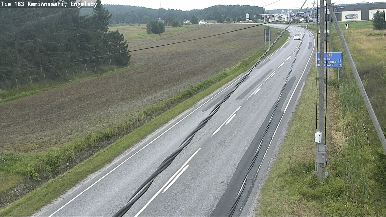 Weather Camera Image Road 183 Kemiönsaari, Engelsby, Kemiönsaari, Varsinais-Suomi