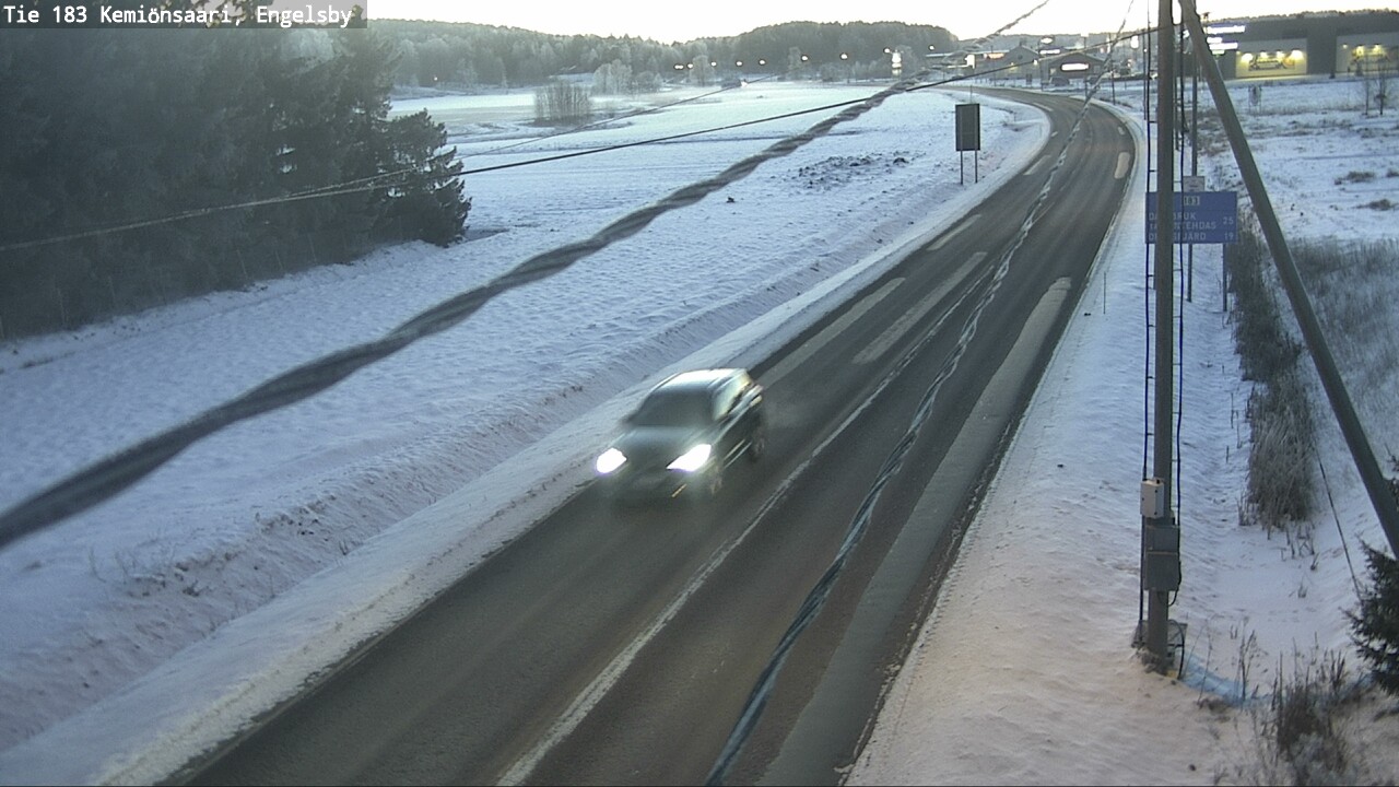 Weather Camera Image Väg 183 Kimito, Engelsby, Kemiönsaari, Varsinais-Suomi