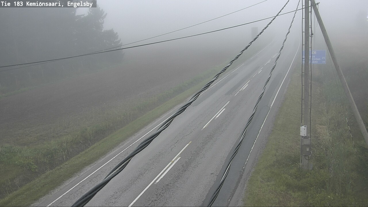 Weather Camera Image Road 183 Kemiönsaari, Engelsby, Kemiönsaari, Varsinais-Suomi