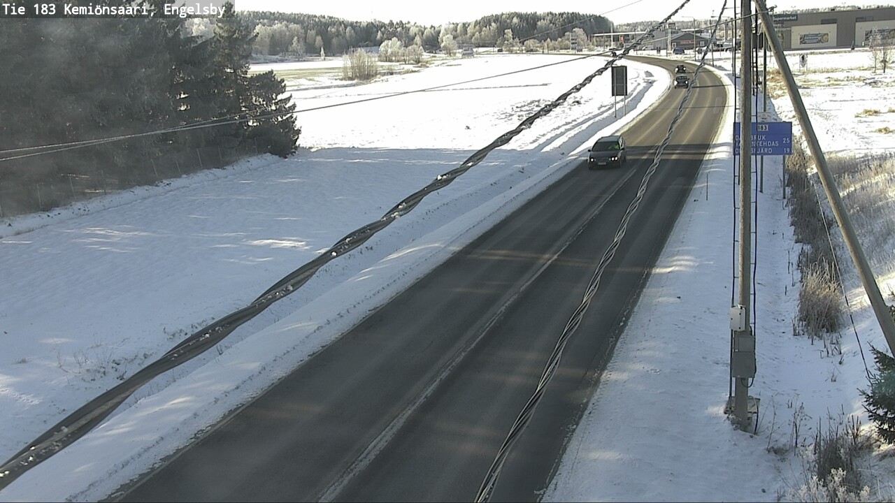 Weather Camera Image Väg 183 Kimito, Engelsby, Kemiönsaari, Varsinais-Suomi