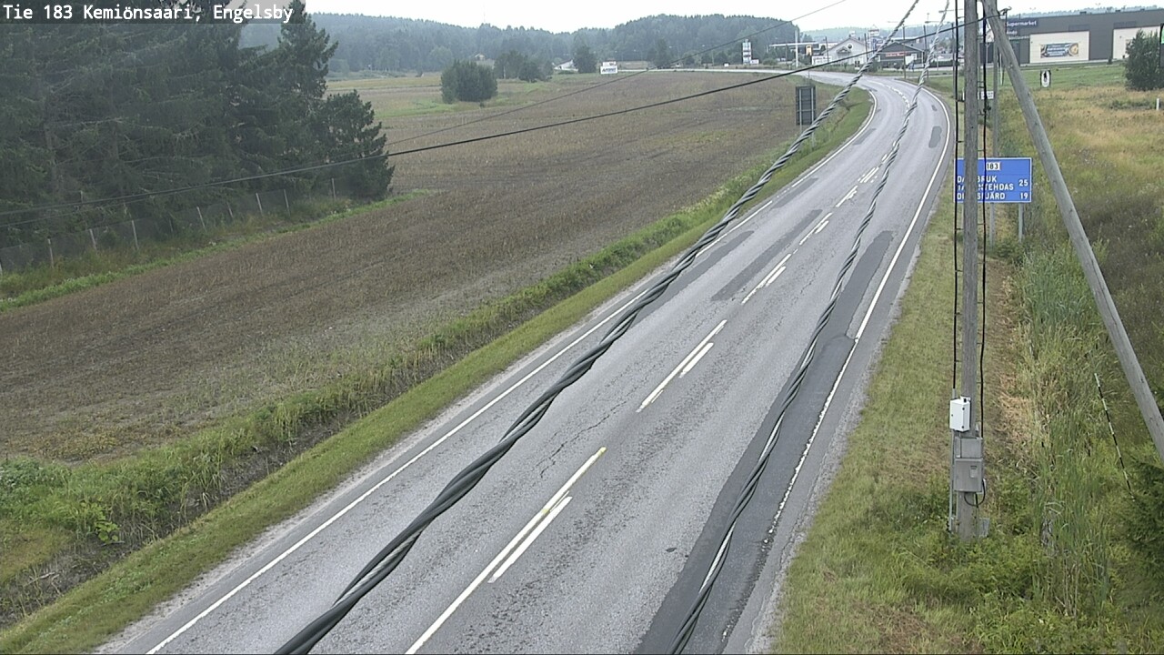 Weather Camera Image Road 183 Kemiönsaari, Engelsby, Kemiönsaari, Varsinais-Suomi