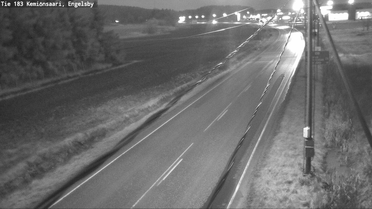 Weather Camera Image Väg 183 Kimito, Engelsby, Kemiönsaari, Varsinais-Suomi