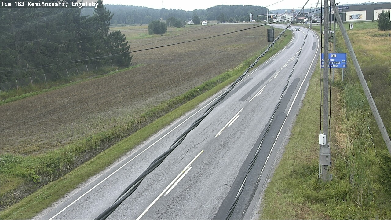 Weather Camera Image Road 183 Kemiönsaari, Engelsby, Kemiönsaari, Varsinais-Suomi