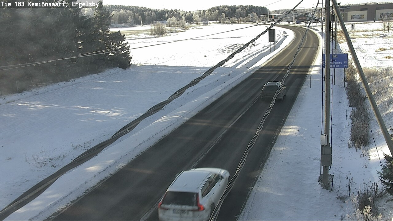 Weather Camera Image Väg 183 Kimito, Engelsby, Kemiönsaari, Varsinais-Suomi
