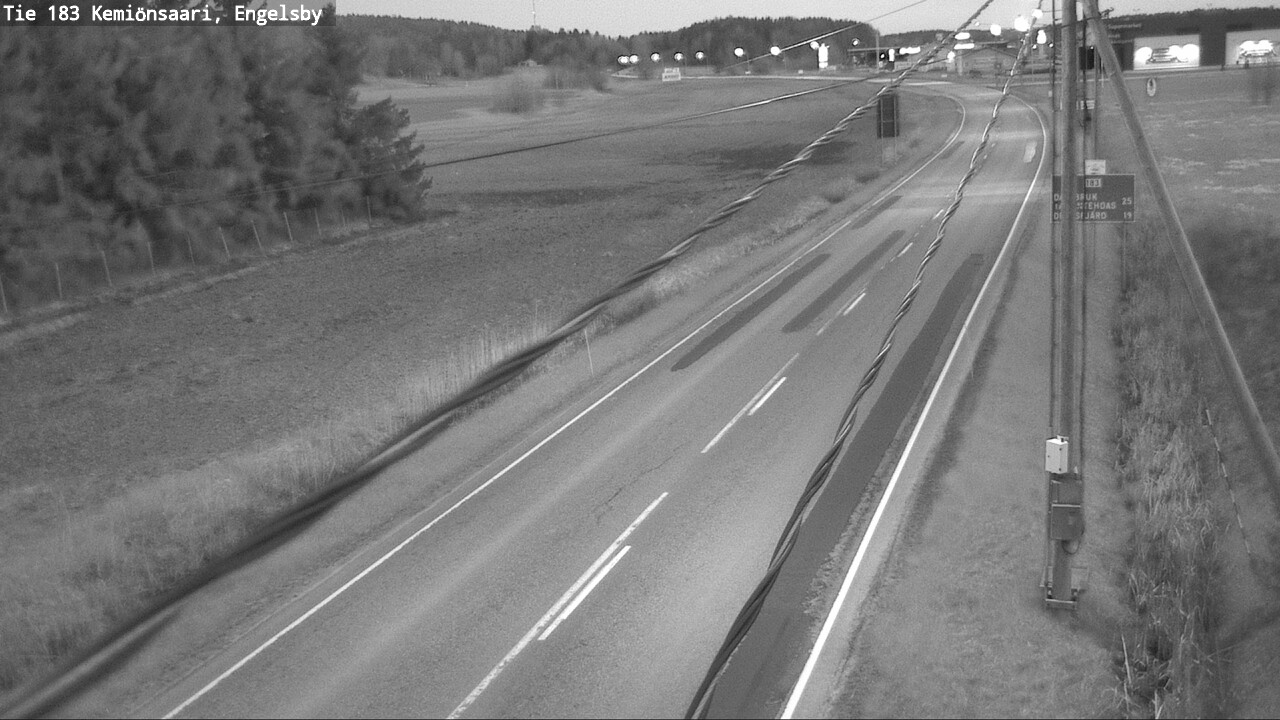 Weather Camera Image Road 183 Kemiönsaari, Engelsby, Kemiönsaari, Varsinais-Suomi