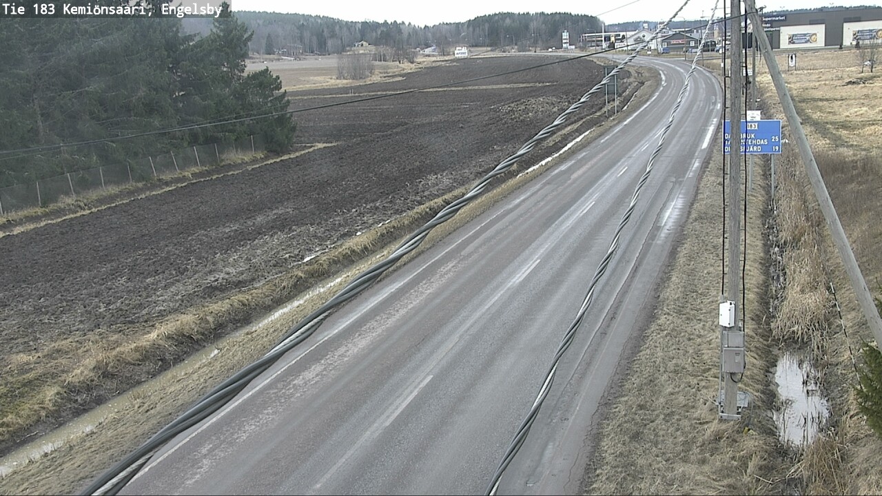 Weather Camera Image Road 183 Kemiönsaari, Engelsby, Kemiönsaari, Varsinais-Suomi