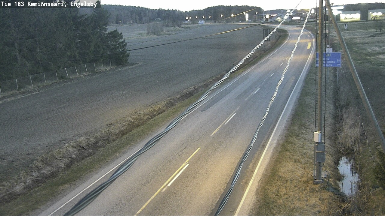 Weather Camera Image Road 183 Kemiönsaari, Engelsby, Kemiönsaari, Varsinais-Suomi