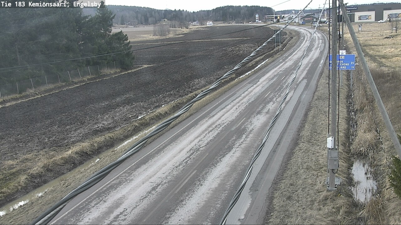 Weather Camera Image Road 183 Kemiönsaari, Engelsby, Kemiönsaari, Varsinais-Suomi