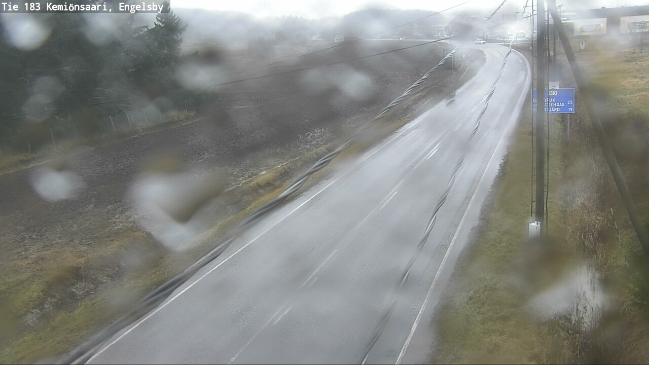 Weather Camera Image Väg 183 Kimito, Engelsby, Kemiönsaari, Varsinais-Suomi
