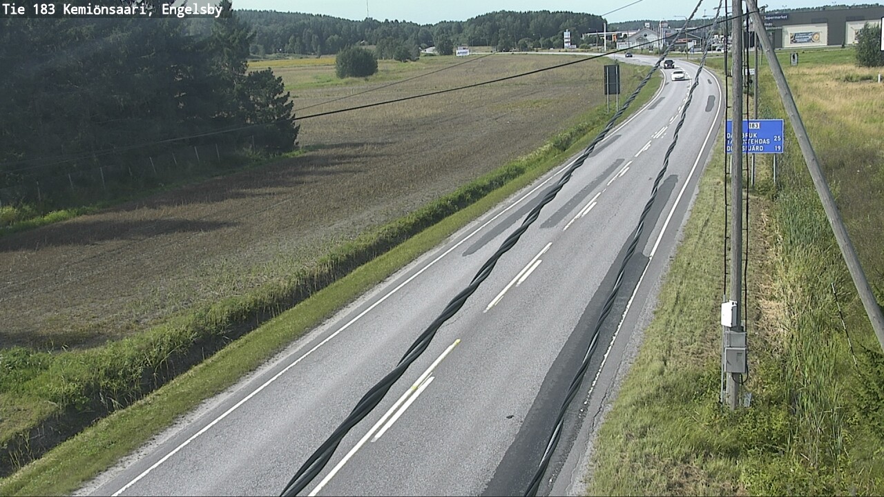 Weather Camera Image Road 183 Kemiönsaari, Engelsby, Kemiönsaari, Varsinais-Suomi