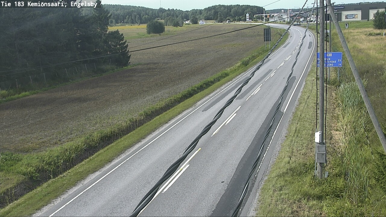 Weather Camera Image Road 183 Kemiönsaari, Engelsby, Kemiönsaari, Varsinais-Suomi