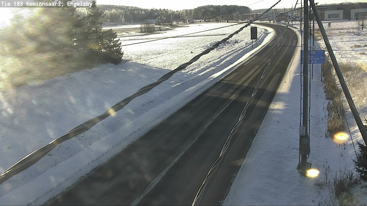 Weather Camera Image Väg 183 Kimito, Engelsby, Kemiönsaari, Varsinais-Suomi