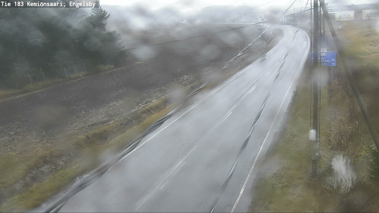 Weather Camera Image Väg 183 Kimito, Engelsby, Kemiönsaari, Varsinais-Suomi
