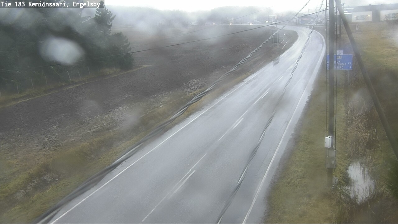 Weather Camera Image Väg 183 Kimito, Engelsby, Kemiönsaari, Varsinais-Suomi