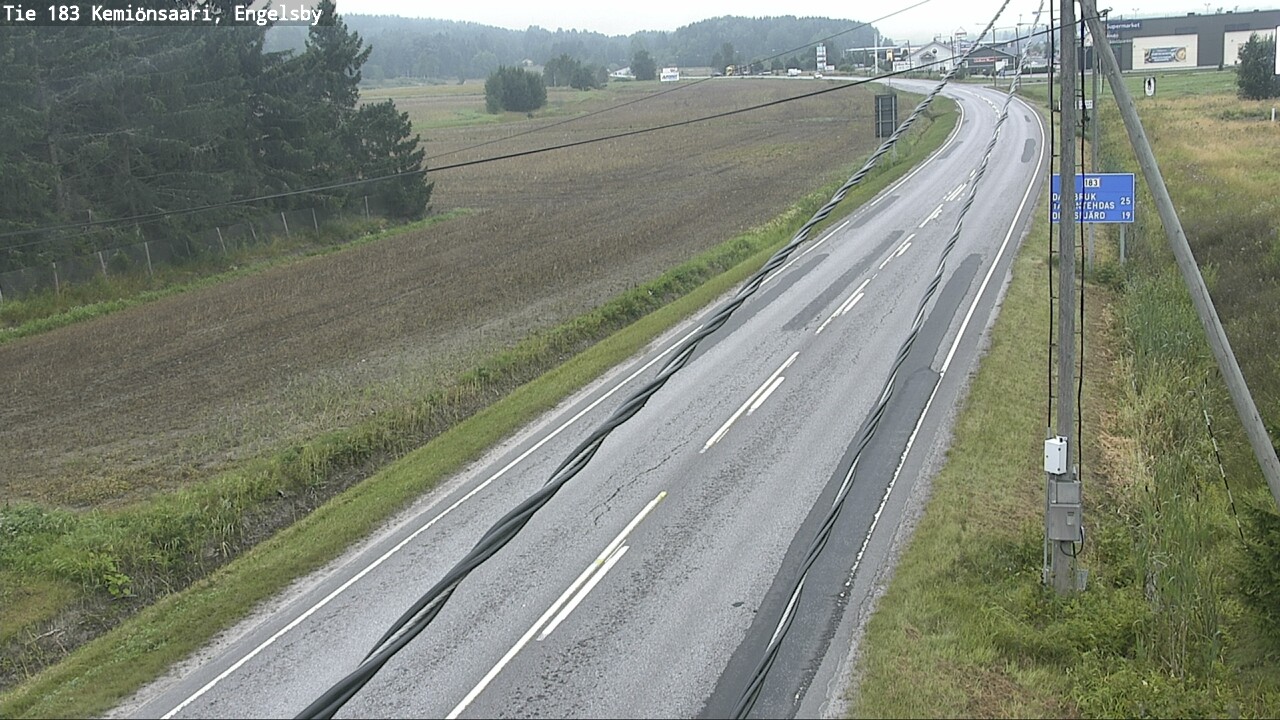 Weather Camera Image Road 183 Kemiönsaari, Engelsby, Kemiönsaari, Varsinais-Suomi
