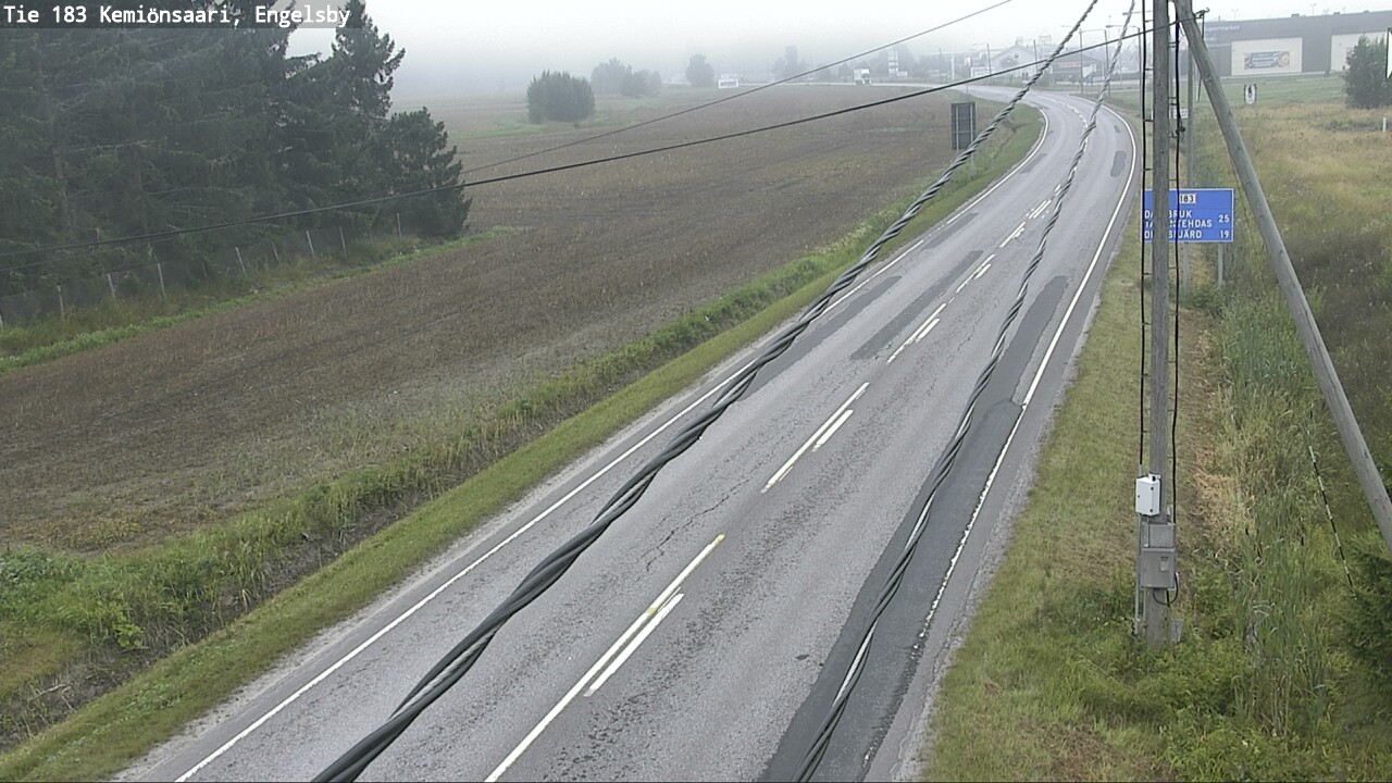 Weather Camera Image Road 183 Kemiönsaari, Engelsby, Kemiönsaari, Varsinais-Suomi