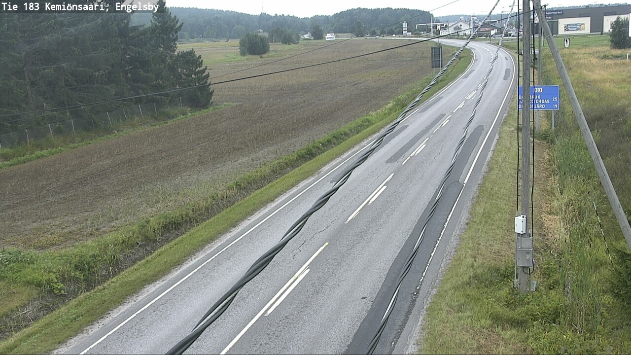 Weather Camera Image Road 183 Kemiönsaari, Engelsby, Kemiönsaari, Varsinais-Suomi