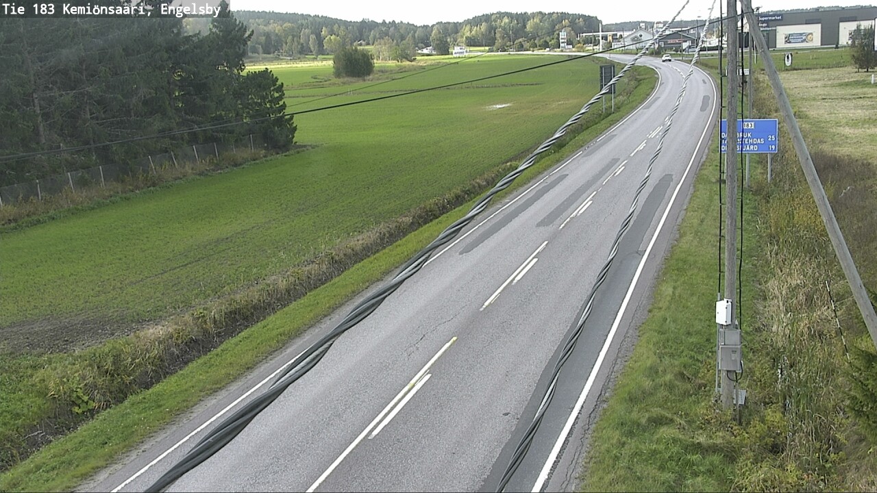 Weather Camera Image Road 183 Kemiönsaari, Engelsby, Kemiönsaari, Varsinais-Suomi