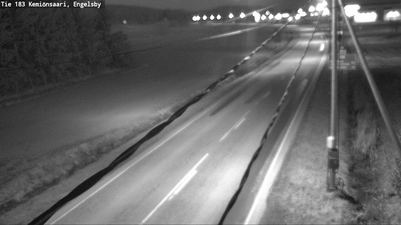 Weather Camera Image Väg 183 Kimito, Engelsby, Kemiönsaari, Varsinais-Suomi