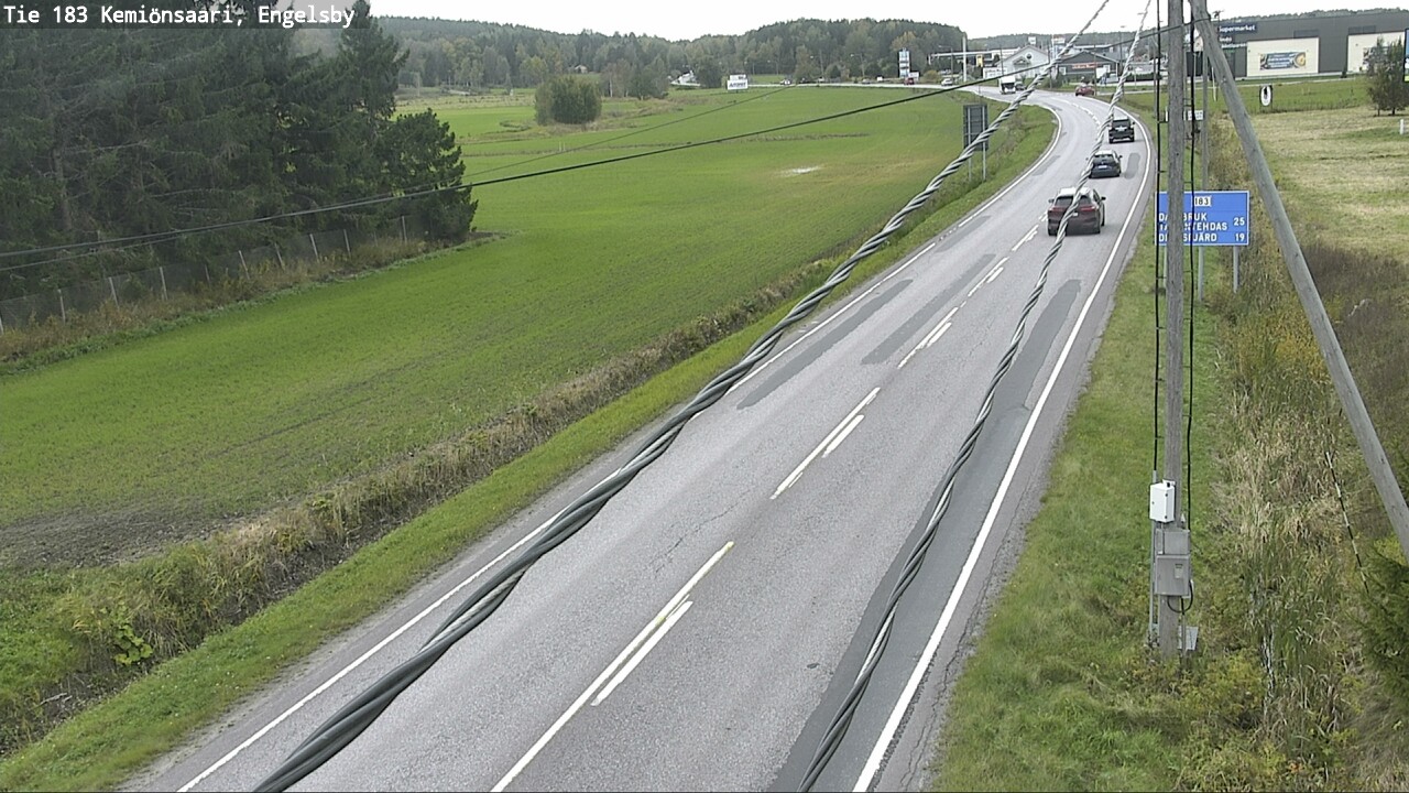 Weather Camera Image Road 183 Kemiönsaari, Engelsby, Kemiönsaari, Varsinais-Suomi