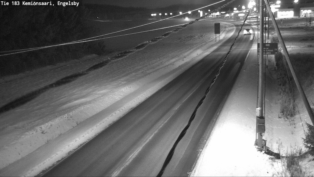 Weather Camera Image Väg 183 Kimito, Engelsby, Kemiönsaari, Varsinais-Suomi